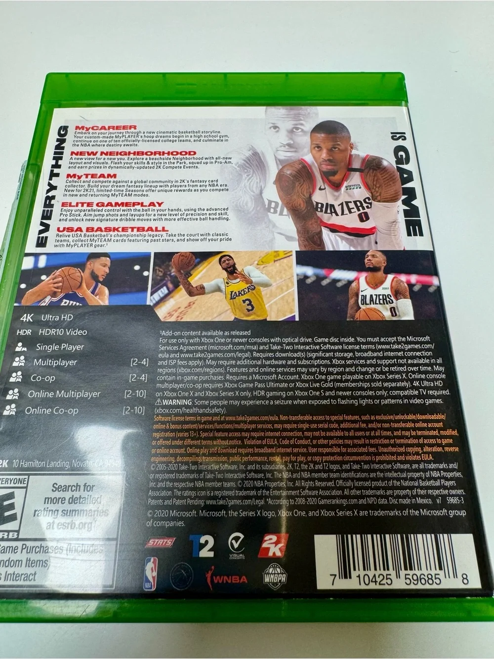 NBA 2K21 Xbox One - Damian Lillard Blazers (White, Red)